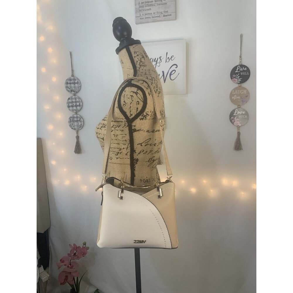 (7)shoulder bag women color geige and color cream ,new - Picture 12 of 12